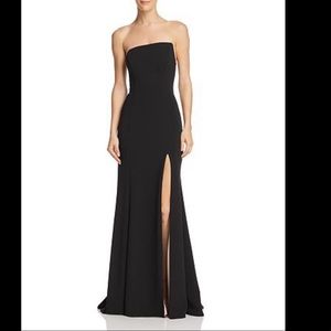 AQUA Strapless Scuba-Crepe Gown - US 8 - WORN ONCE